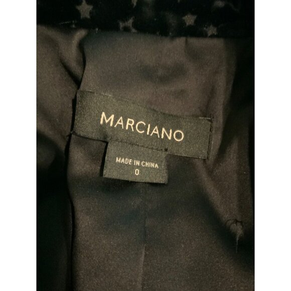 Marciano Black Velvet Star Blazer, Size 0 - Picture 9 of 9